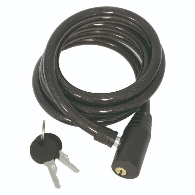 CANDADO CABLE 10x1500MM NEGRO