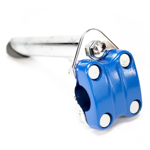 Poste de manubrio para bicicleta Cross Colores 21mm con tapa 4 tornillos
