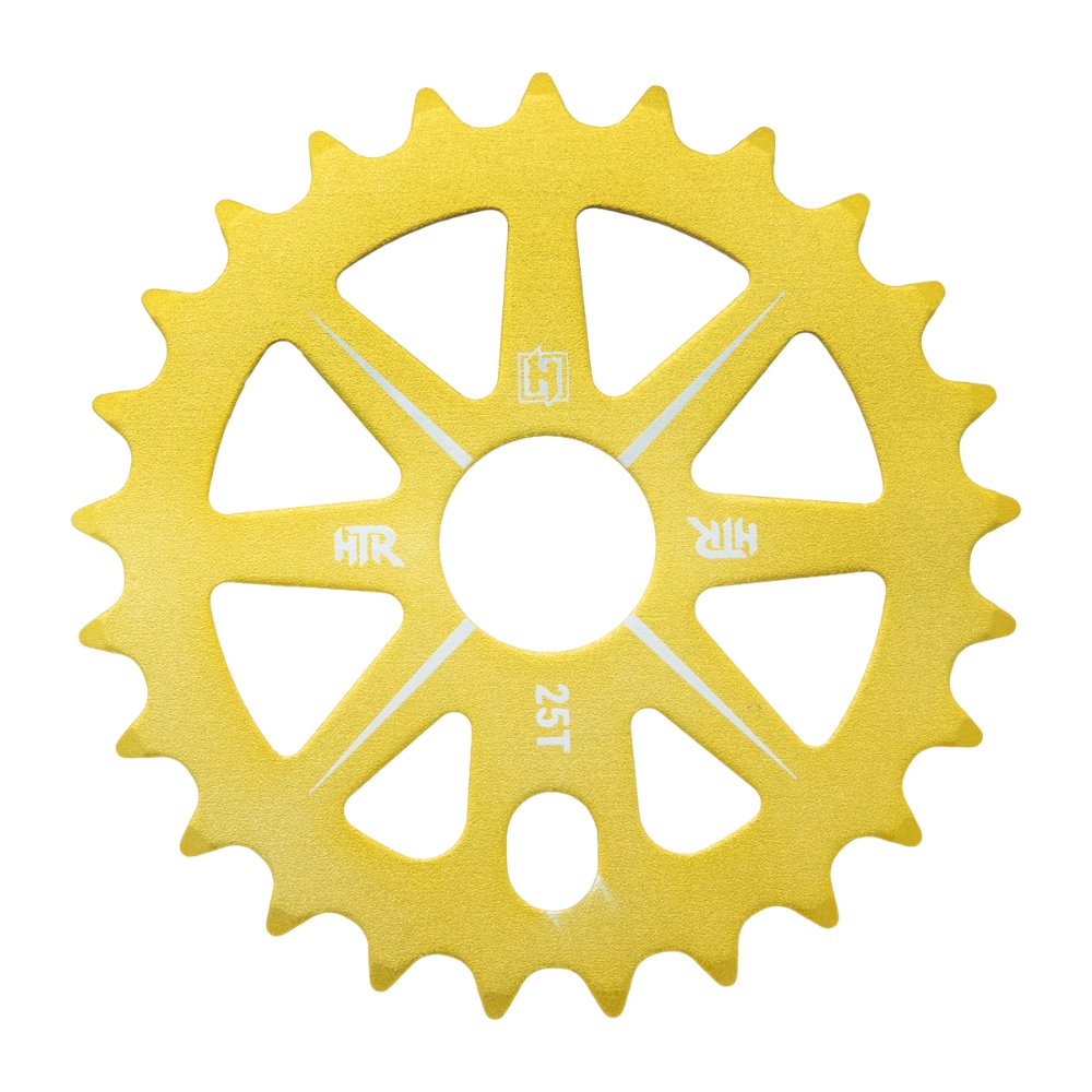 DISCO BMX ALUMINIO MEDID 1/2X3/32 ESPESOR 3MM DE 25 DIENTES MARCA HTR