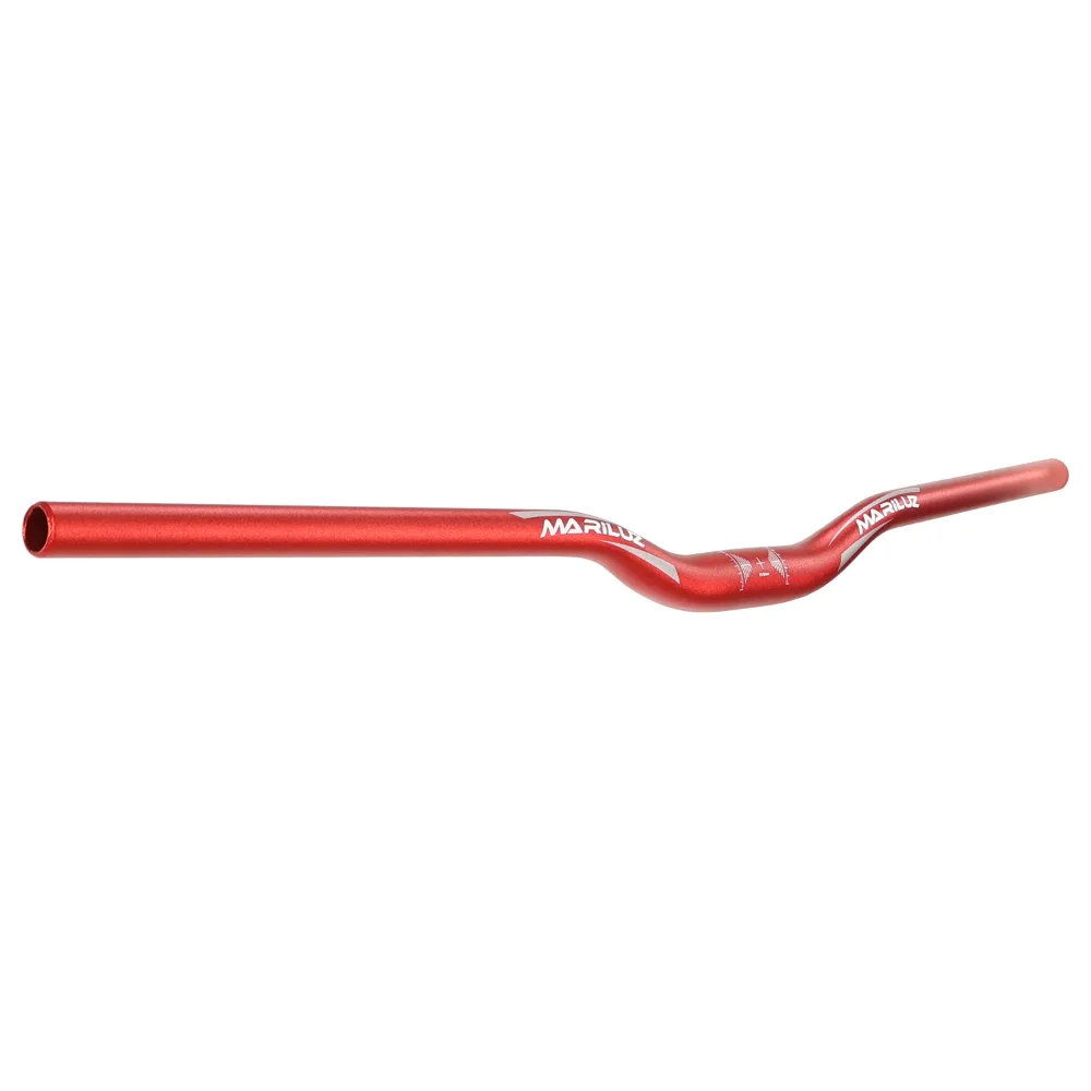 Manubrio para bicicleta 31.8 x 820mm aluminio rojo Mariluz