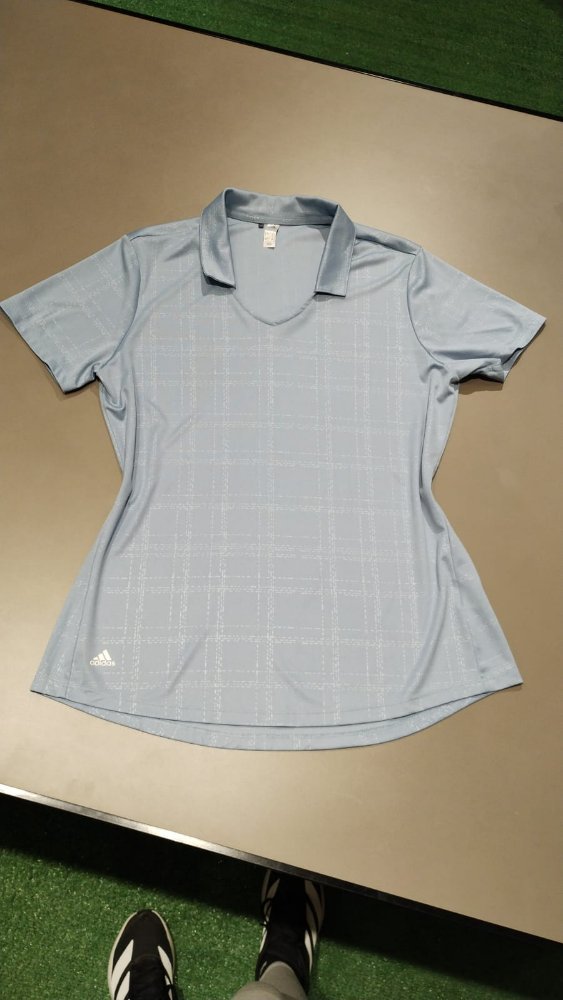 CHOMBA ADIDAS CELESTE