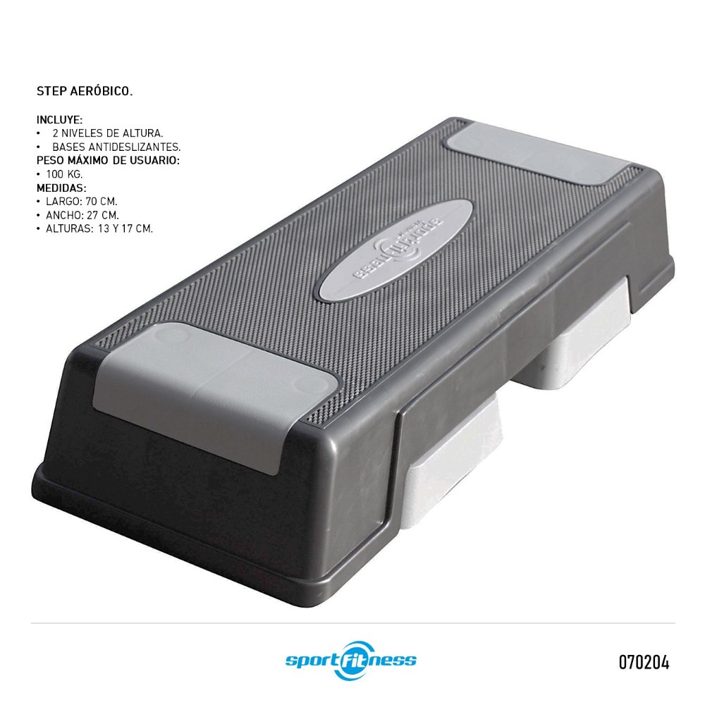 STEP AEROBICO (3 NIVELES) SP-004 SPORTFITNESS