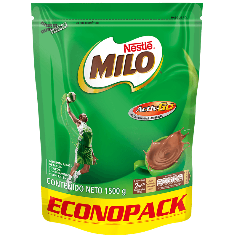 MILO ACTIV-GO DOY PACK ZIPPER 1.5K