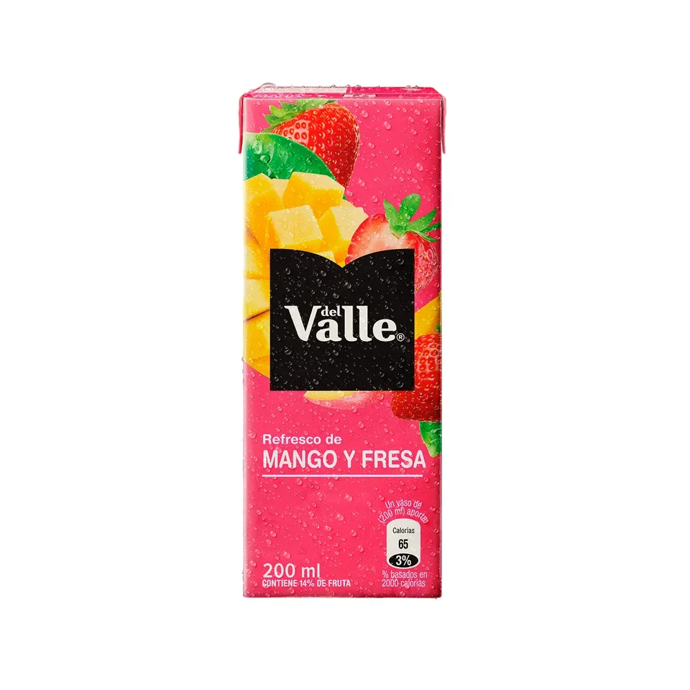 JUGO DEL VALLE MANGO FRESA CARTON