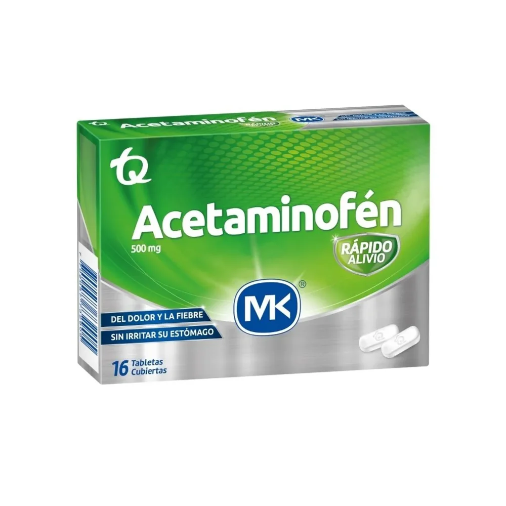 ACETAMINOFEN MK UND 500MG