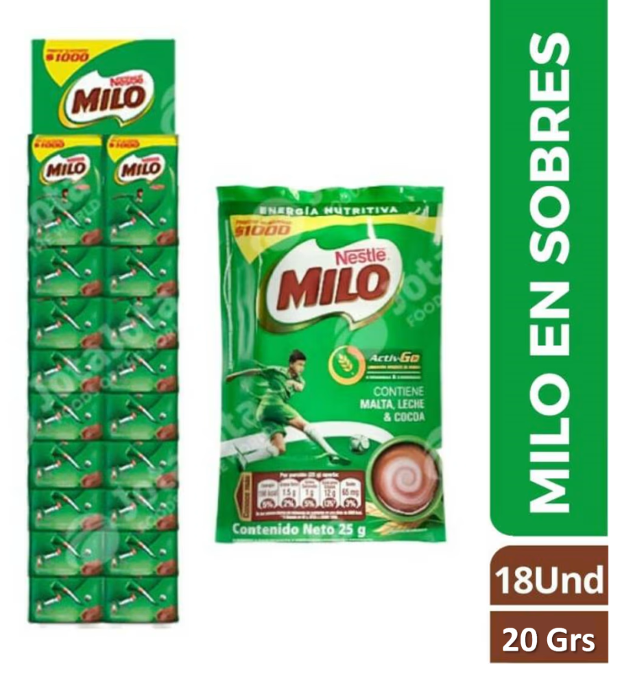 MILO ACTIV-GO RISTRA 20GR