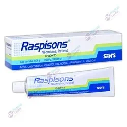 NEOMICINA/RETINOL 0.350G/100 000 UI (RASPISONS)