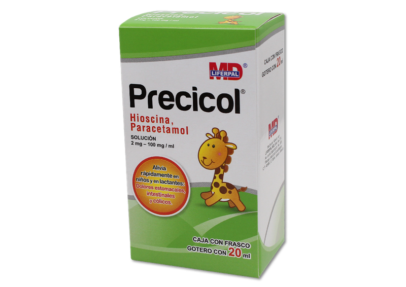 PARACETAMOL/BUTILHIOSCINA 100MG/0.20MG/100ML SUSP (PRECICOL)