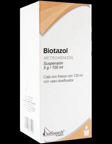 METRONIDAZOL SUSP 5G/100ML (BIOTAZOL)