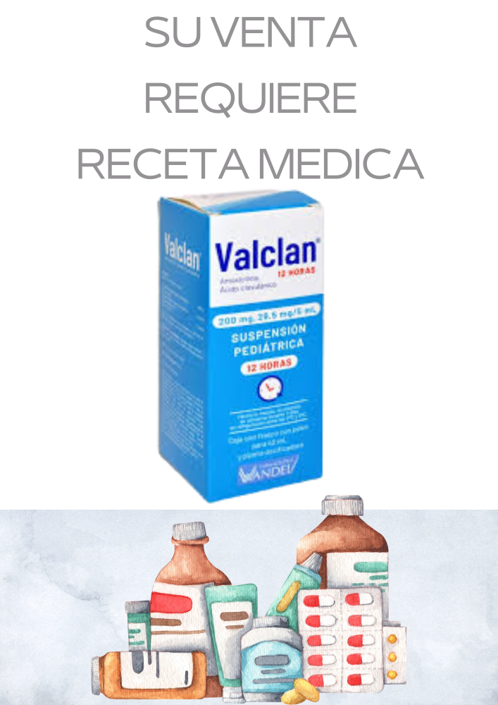 AMOXICILINA/ AC. CLAVULANICO 200 MG/28.5 5ML SUSP (VALCLAN)