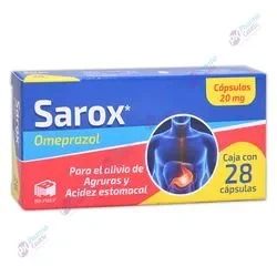 OMEPRAZOL 20 MG CAPS 28 (SAROX)
