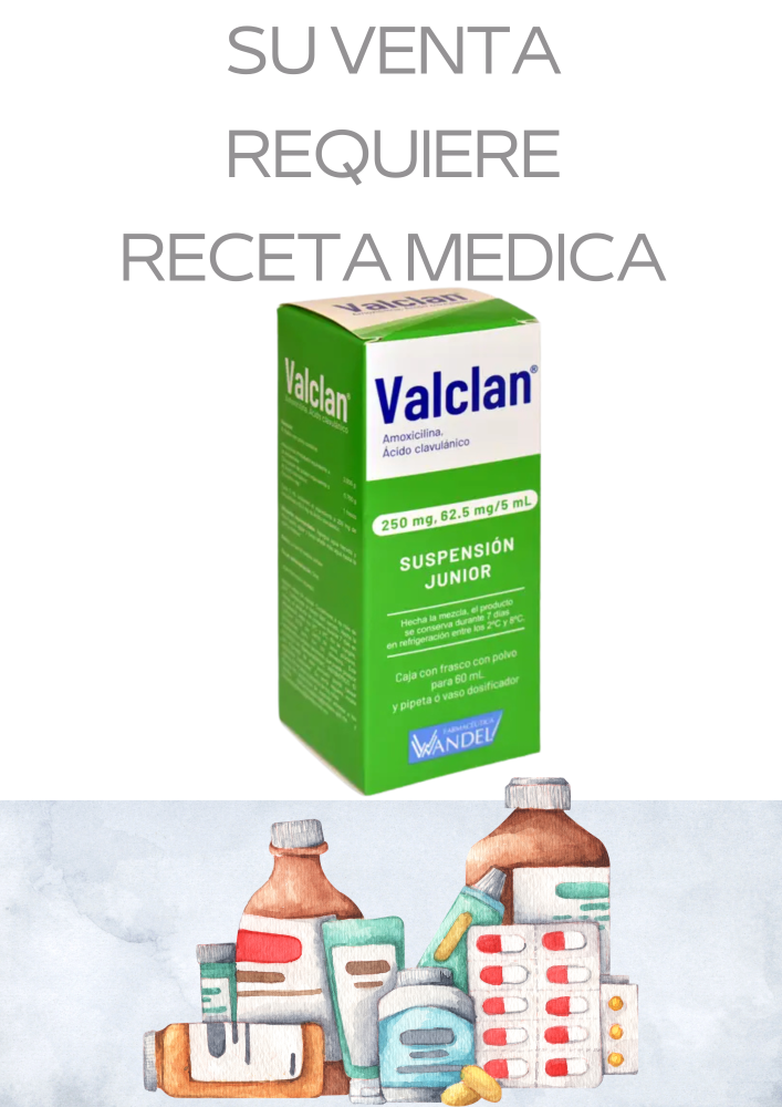 AMOXICILINA/ACIDO CLAVULANICO 250MG/62.5MG/5ML (VALCLAN)