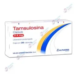 TAMSULOSINA 0.4MG CAPS (ALPHARMA)