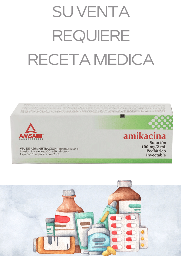 AMIKACINA 100MG/2ML SOL INY