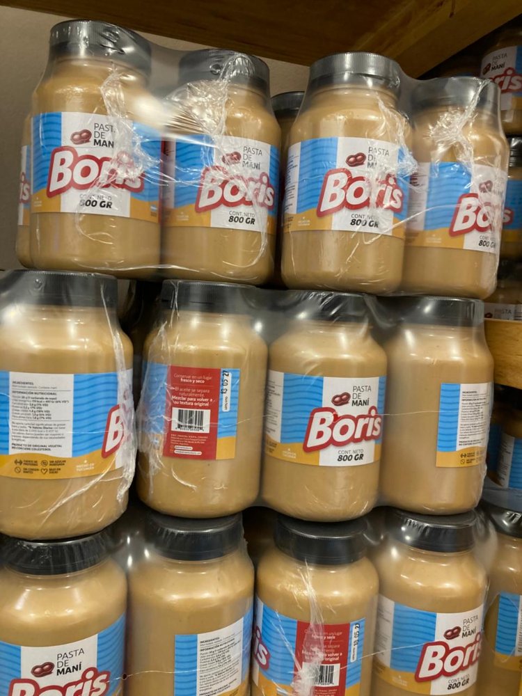 Boris pasta de maní 6x800g