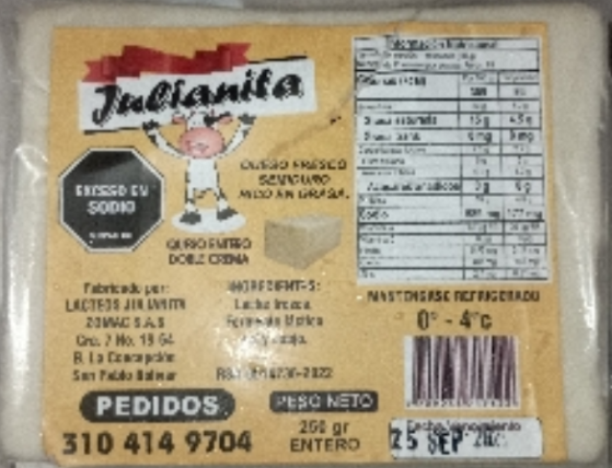 QUESILLO DOBLE CREMA X 250 GRS