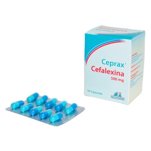 CEFALEXINA (CEPRAX) ANGLOPHARNA X 10 UNIDS