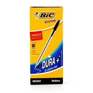 LAPICERO BIC NEGRO X12