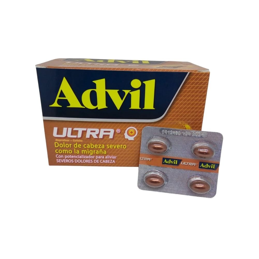 ADVIL ULTRA TIRA X 4 UNIDADES