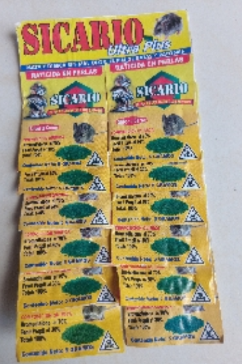 VENENO SICARIO GRANULADO PARA RATA X12 UNIDS