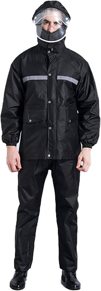 IMPERMEABLE PARA MOTO 2 PIEZAS CON REFLECTOR