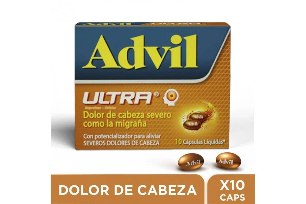 ADVIL ULTRA TIRA X 10 UNIDADES
