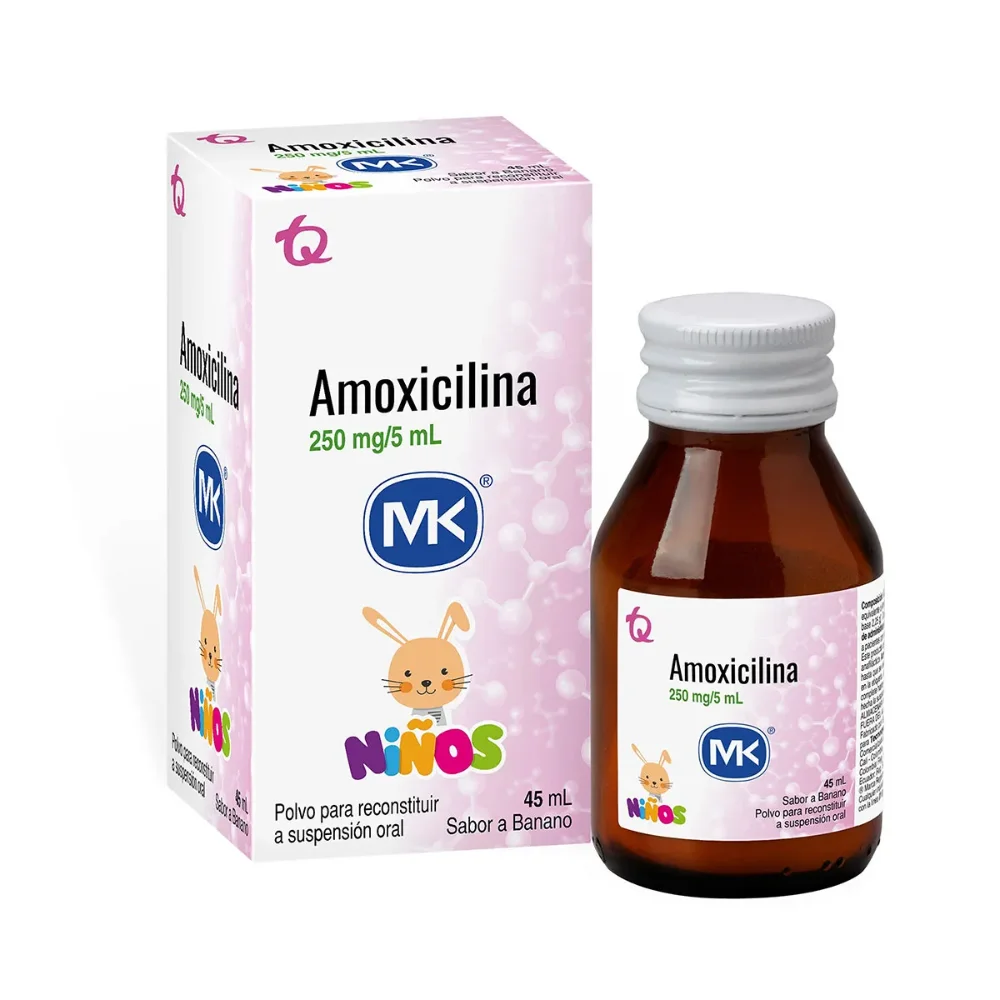 AMOXICILINA SUSPENSION MK X 250 G/ 5 ML