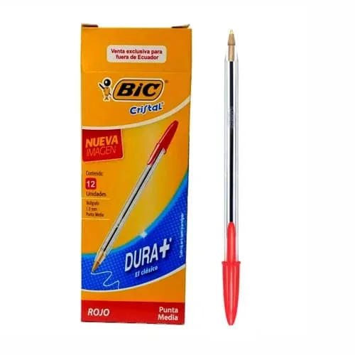 LAPICERO BIC ROJO X12