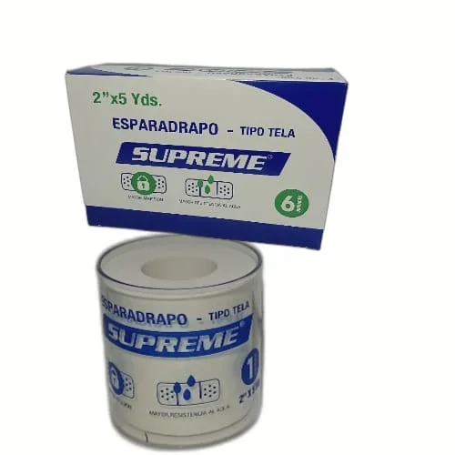 ESPARADRAPO TELA BLANCO SUPREME 2X5 YARDAS X UNIDAD