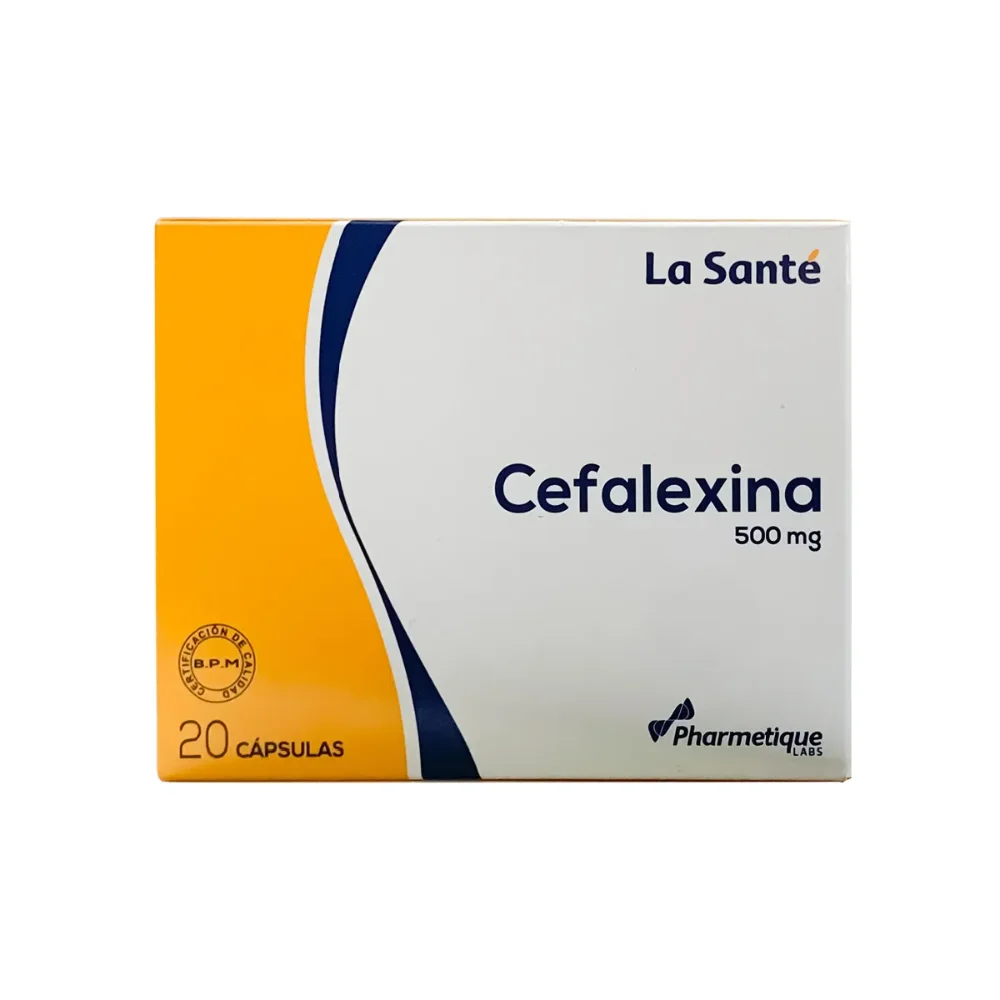 CEFALEXINA LA SANTE DE 500 MG