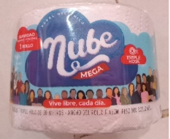 PAPEL HIGIENICO NUBE MEGAROLLO