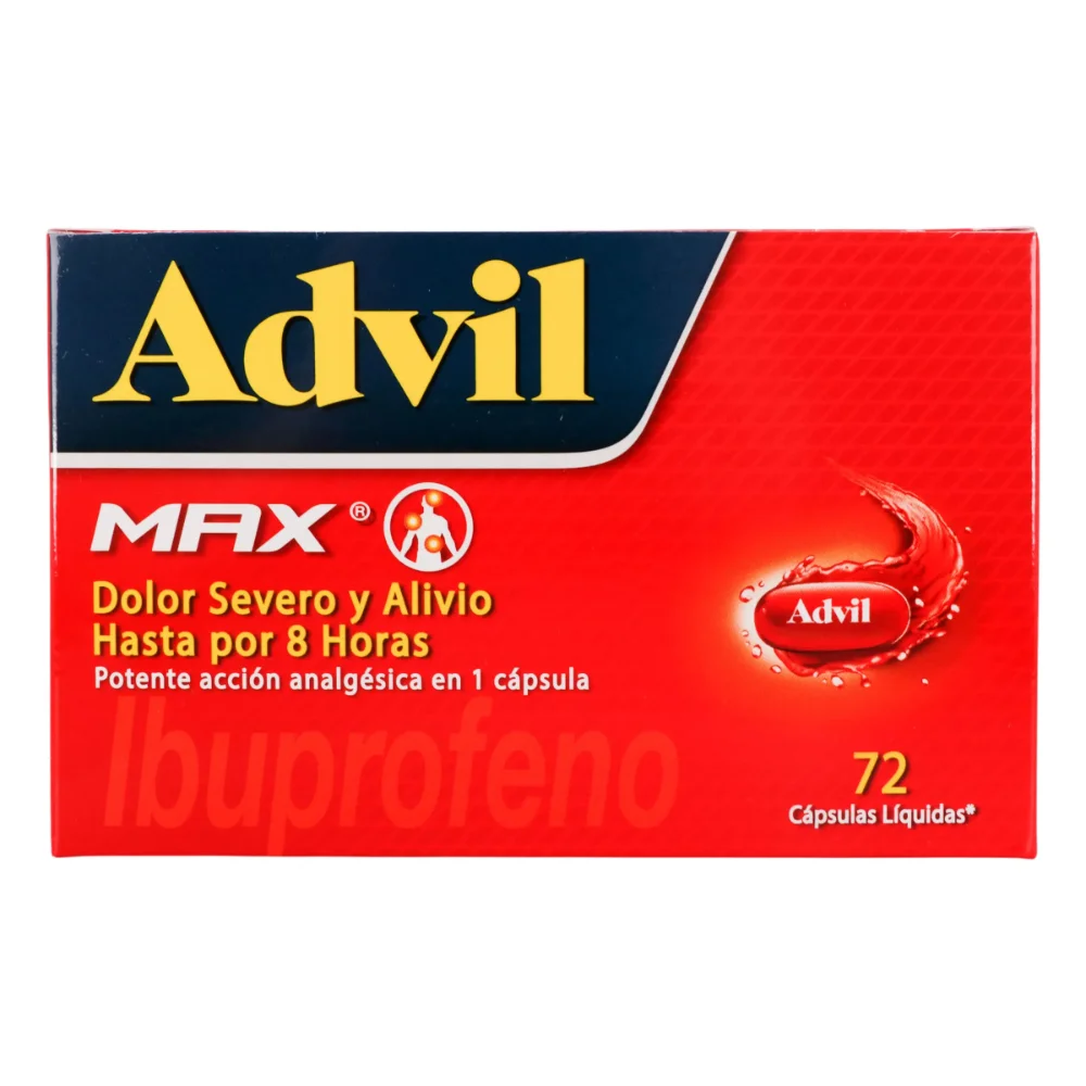 ADVIL MAX TIRA X 4 UNIDADES
