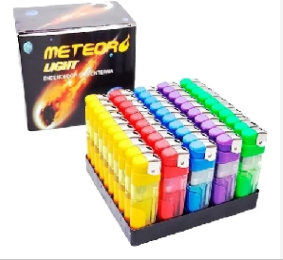MECHERA METEORO TIC TAC CON LUZ X25 UNIDS
