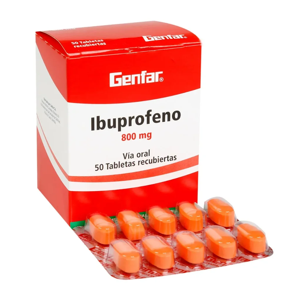 IBUPROFENO GENFAR X 800 MG X10 UNIDS