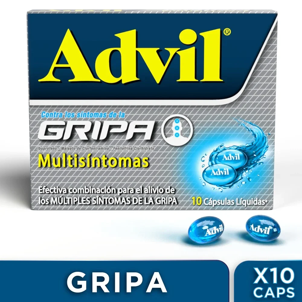 ADVIL GRIPA TIRA X10 UNIDS