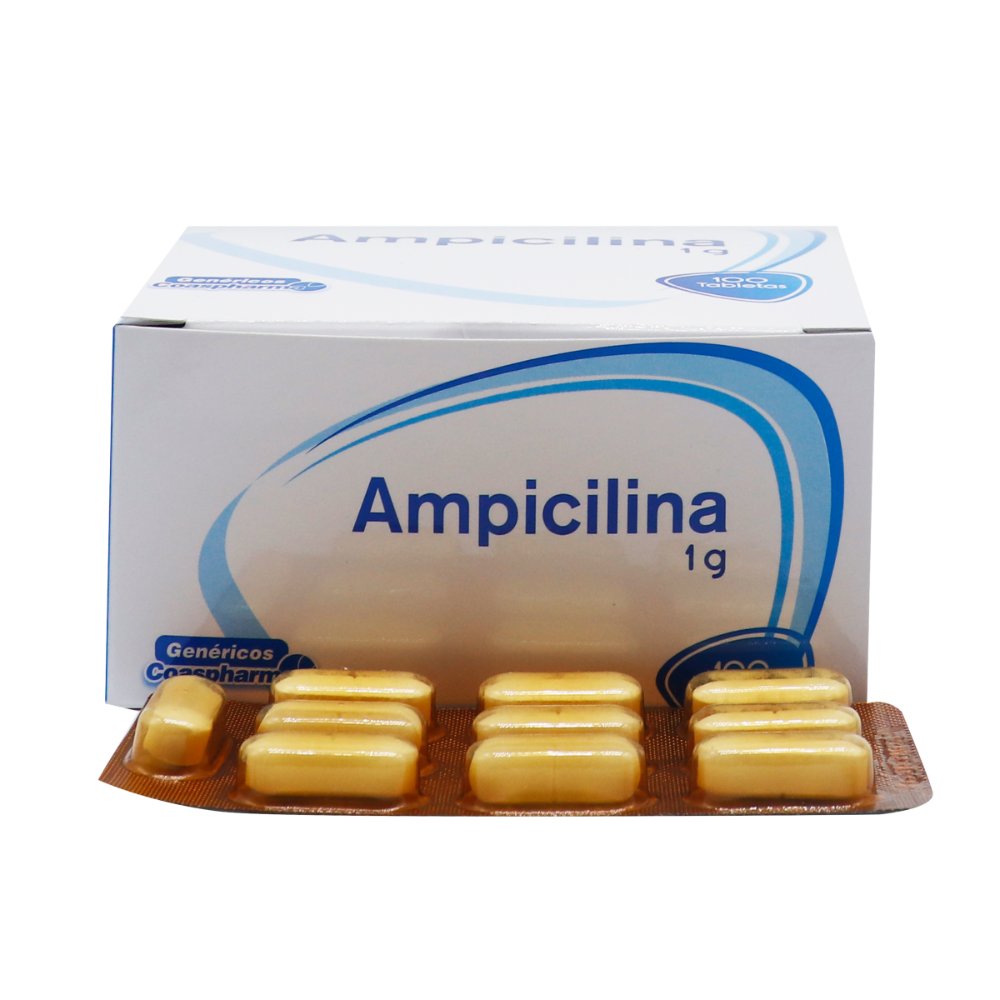 AMPICILINA 1000 COASPHARM X 10 UNIDS