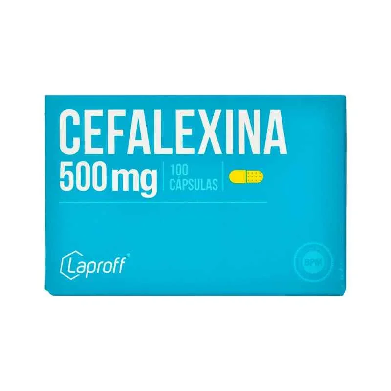 CEFALEXINA LAPROF X 500 MG