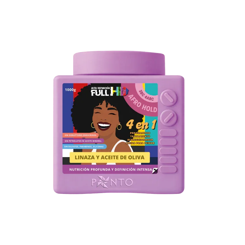 Full HD Afro Hold 4 en 1