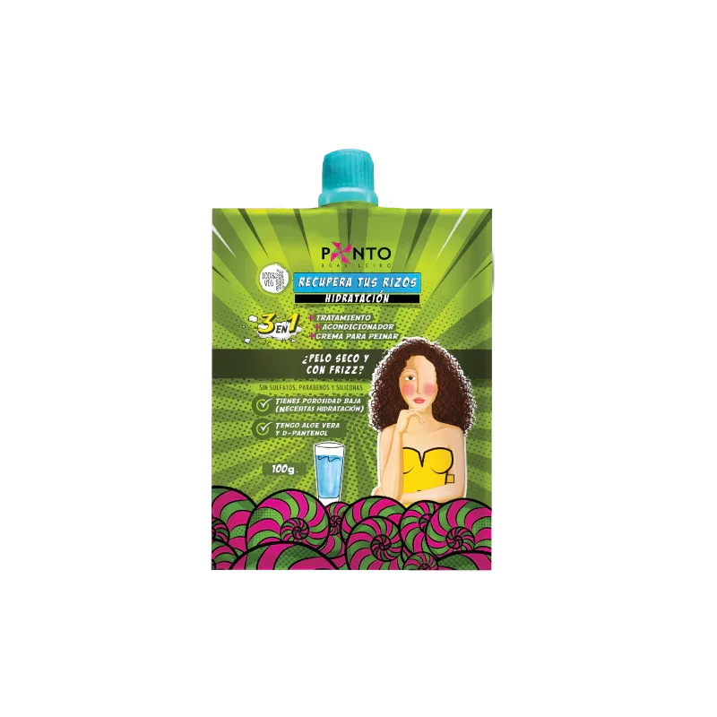 Sachet Tratamiento 3 en 1 Hidratación recupera tus Rizos - 100gr