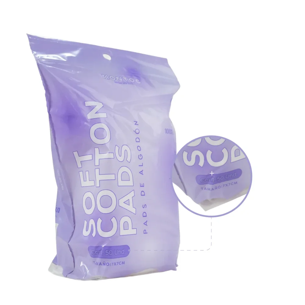 SOFT COTTON PADS MONTOC 50UND