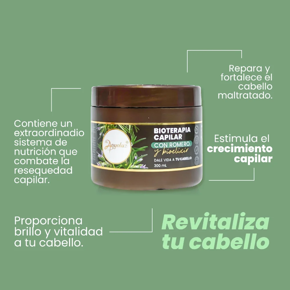 BIOTERAPIA CAPILAR CON ROMERO ANYELUZ