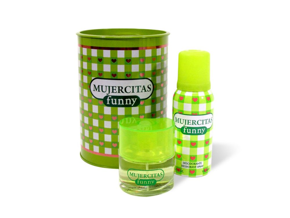 06231/3 MUJERCITAS FUNNY LATA+MINI X40ML