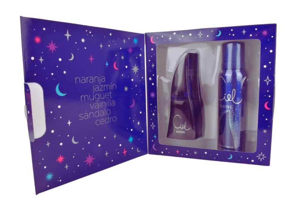 03906/8 CIEL SHINE (EDPx50+DEOx123) ESTUCHE LIBRO