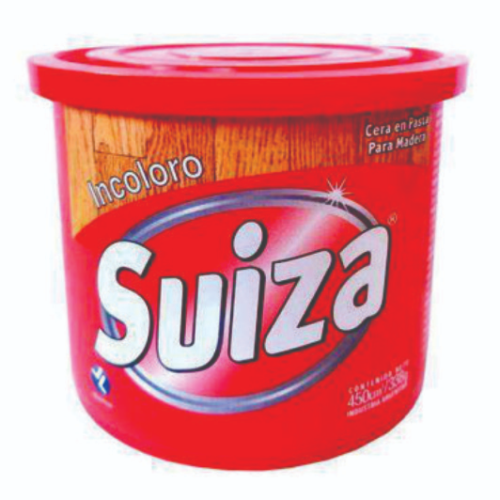 03007 SUIZA CERA PASTA INCOLORO 450 Cc.