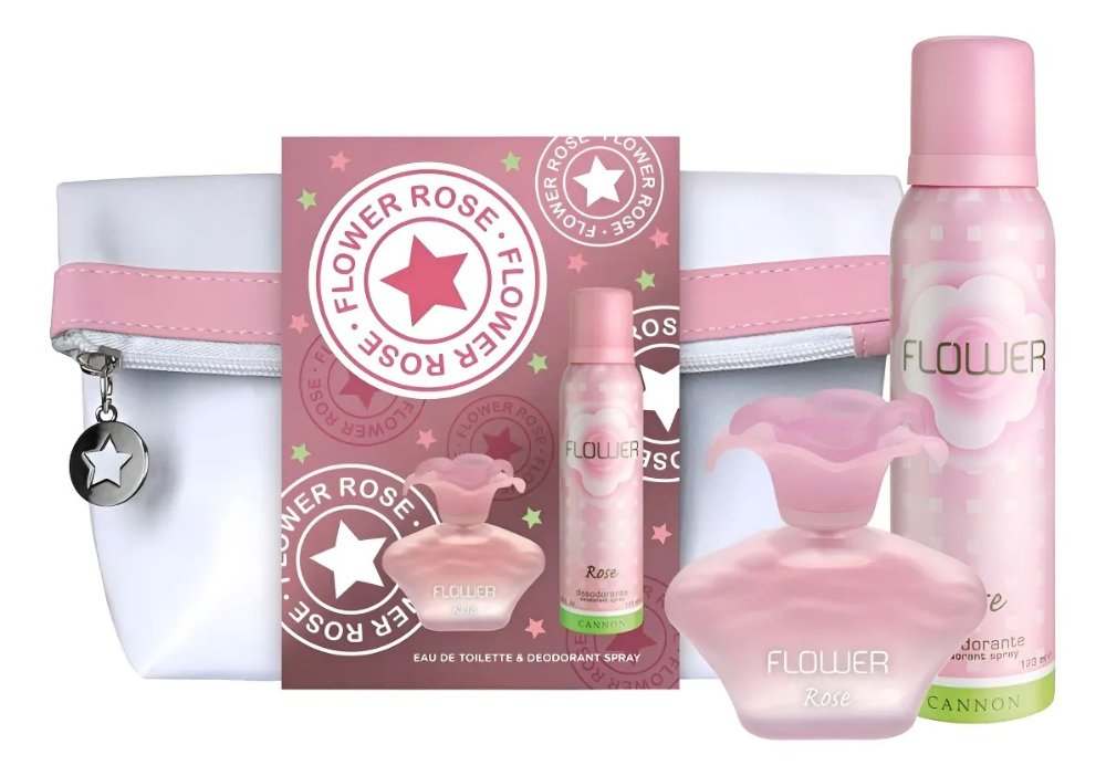 02826/9 FLOWER ROSE (EAUx40+DEOx123) BOLSITO