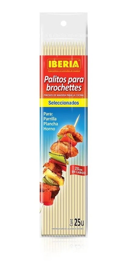 17019 PALITOS DE BROCHETTE x25 UNID