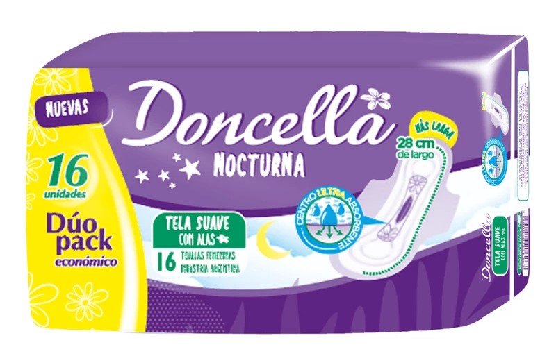 08021 DONCELLA TOALLA NOCT DUO X16