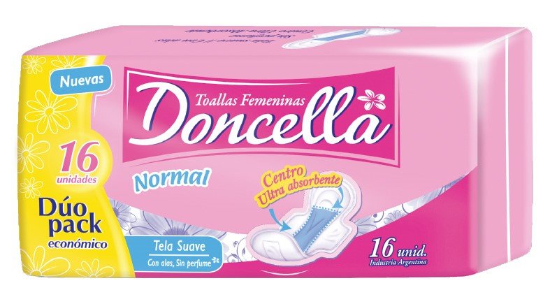 08019 DONCELLA TOALLA C/A S/D DUO X16