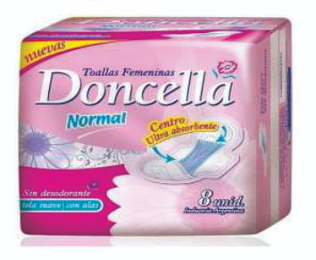 08003 DONCELLA TOALLA C/ALAS S/D X 8