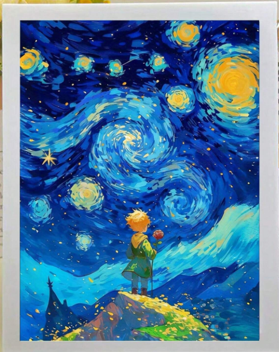 Pintura de diamantes set de 5 piezas cielo 20x30